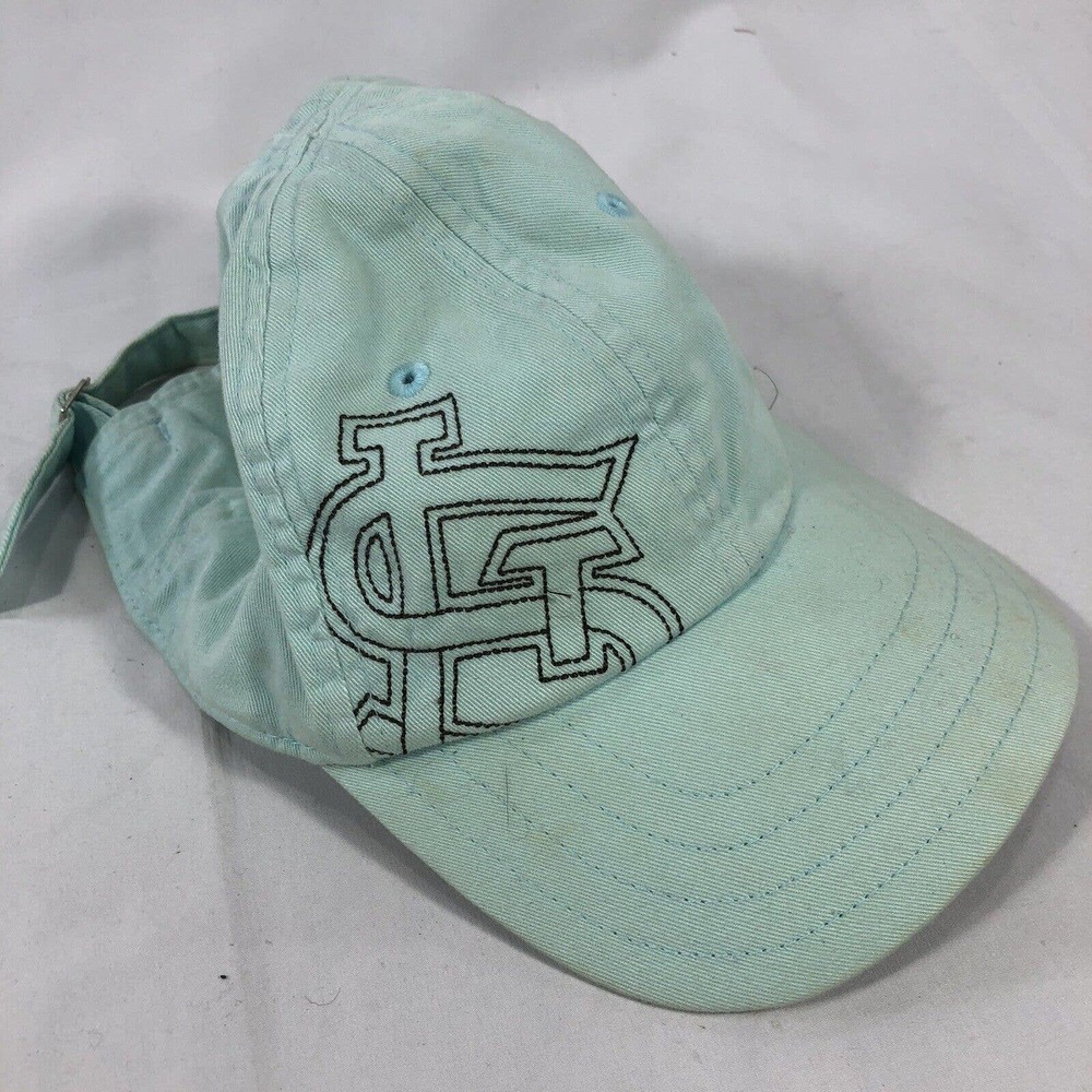 ST LOUIS CARDINALS NIKE HAT CAP LIGHT BLUE STRAP BACK ADJUSTABLE DISCOLORED OSFM - Picture 3 of 15